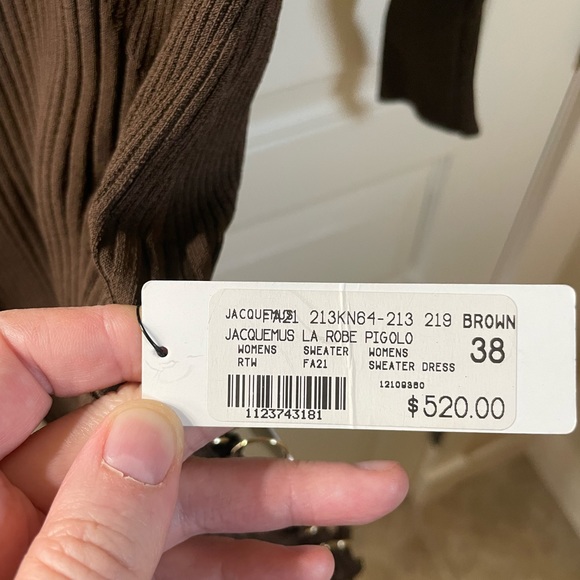 Jaquemus body con dress brand new with tags spring 2021 - Picture 5 of 6